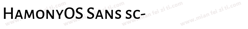HamonyOS Sans sc字体转换